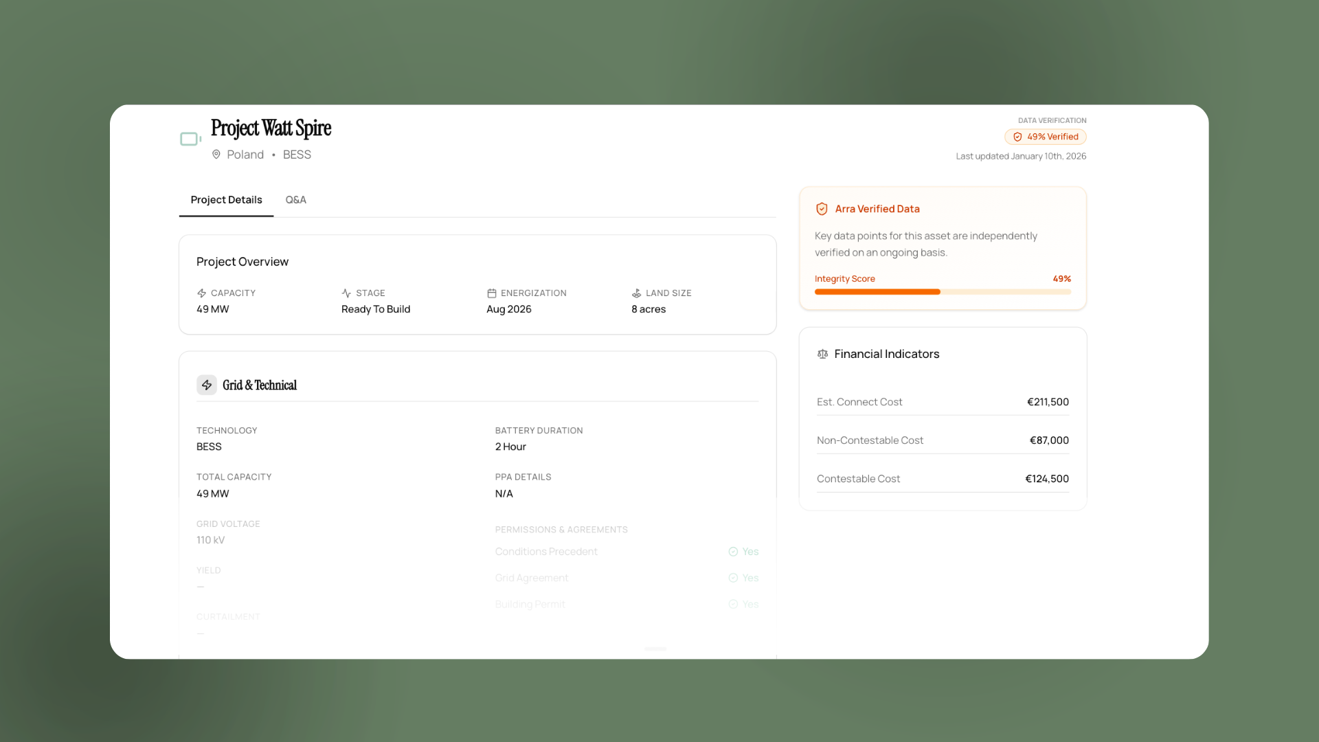 Upon exclusivity, access a structured data room. Track all questions, tasks, and contracts in one platform with a full asset report.